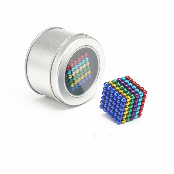 China Wholesale Neodymium Magnet Sphere Bucky Rainbow Magnetic Balls in Stock manufacturers and suppliers Hesheng